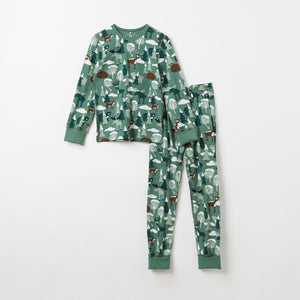 Organic Cotton Nordic Kids Pyjamas from the Polarn O. Pyret kidswear collection. Ethically produced kids clothing.