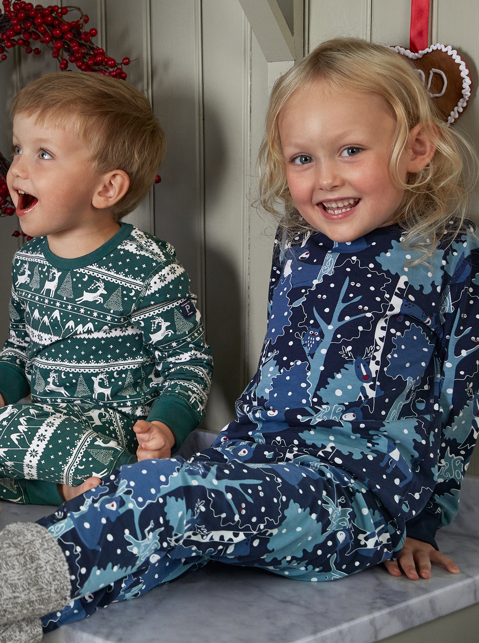 Christmas Reindeer Kids Pyjamas