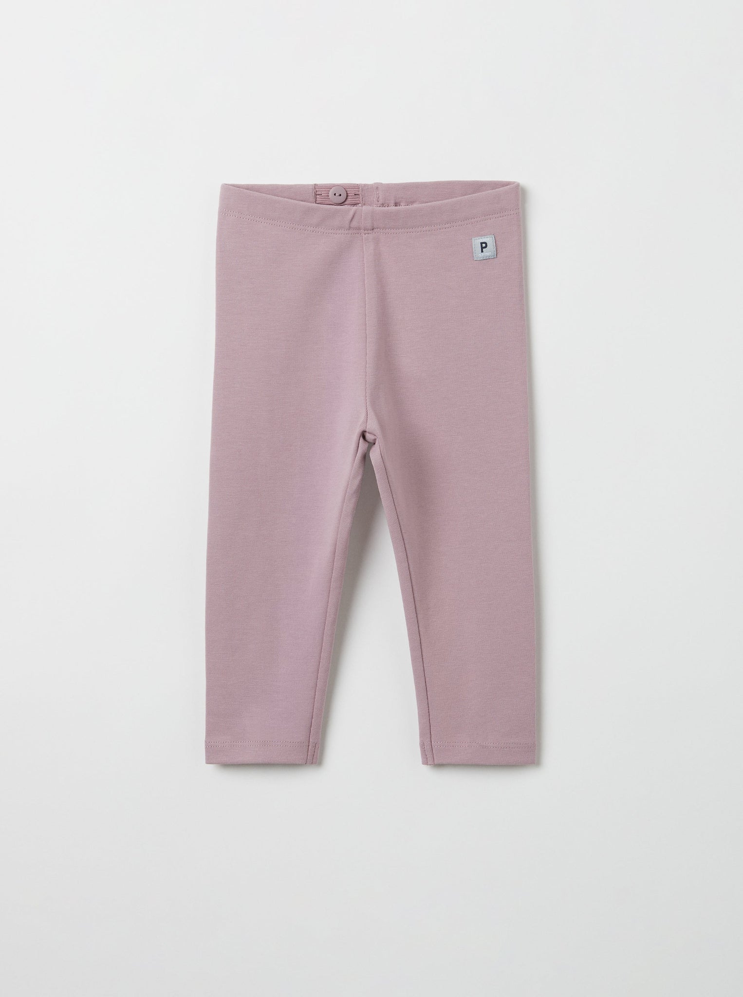 Organic Cotton Purple Baby Leggings from the Polarn O. Pyret babywear collection. The best ethical kids clothes