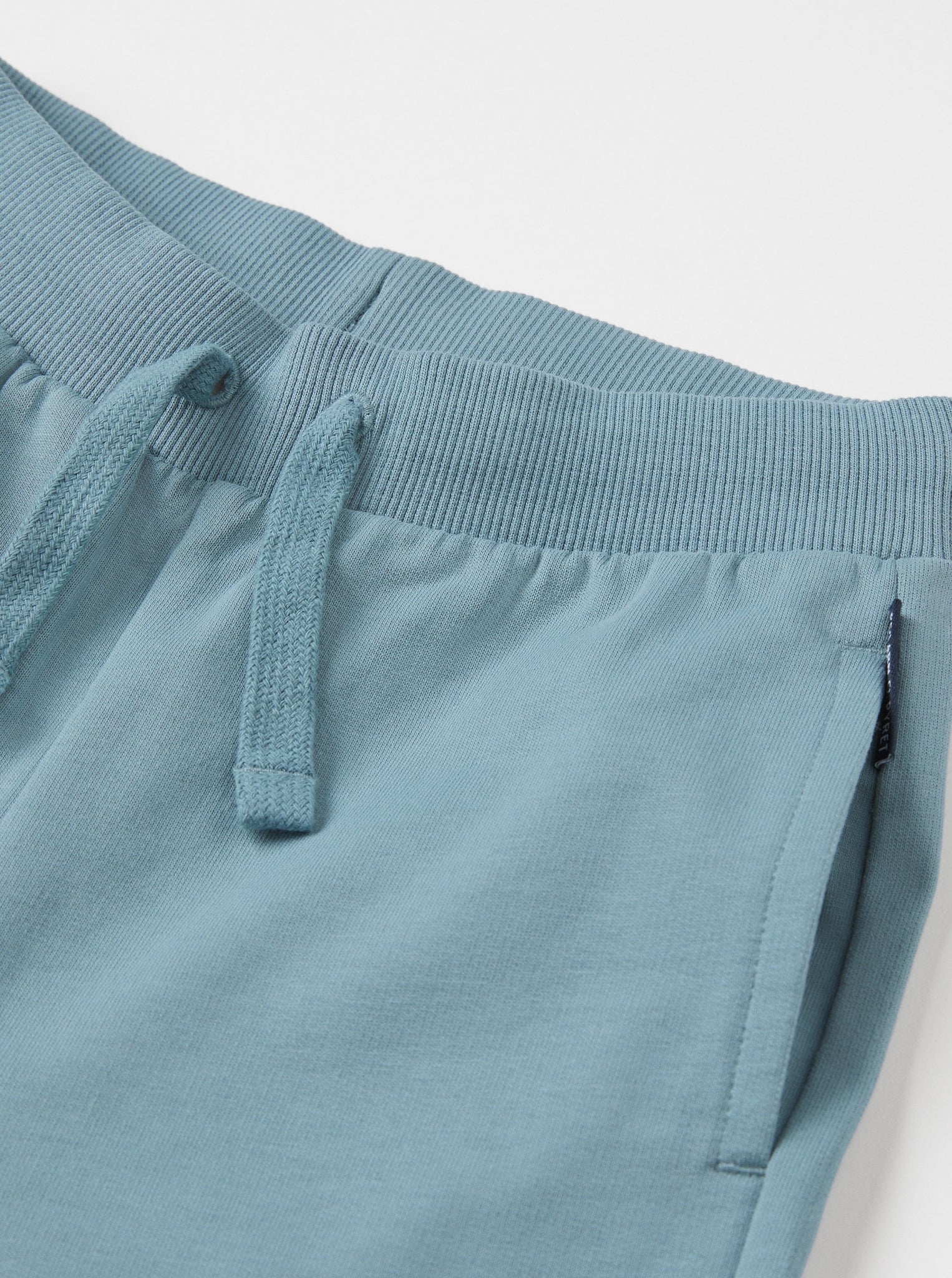 Organic Cotton Blue Kids Joggers from the Polarn O. Pyret kidswear collection. Nordic kids clothes made from sustainable sources.
