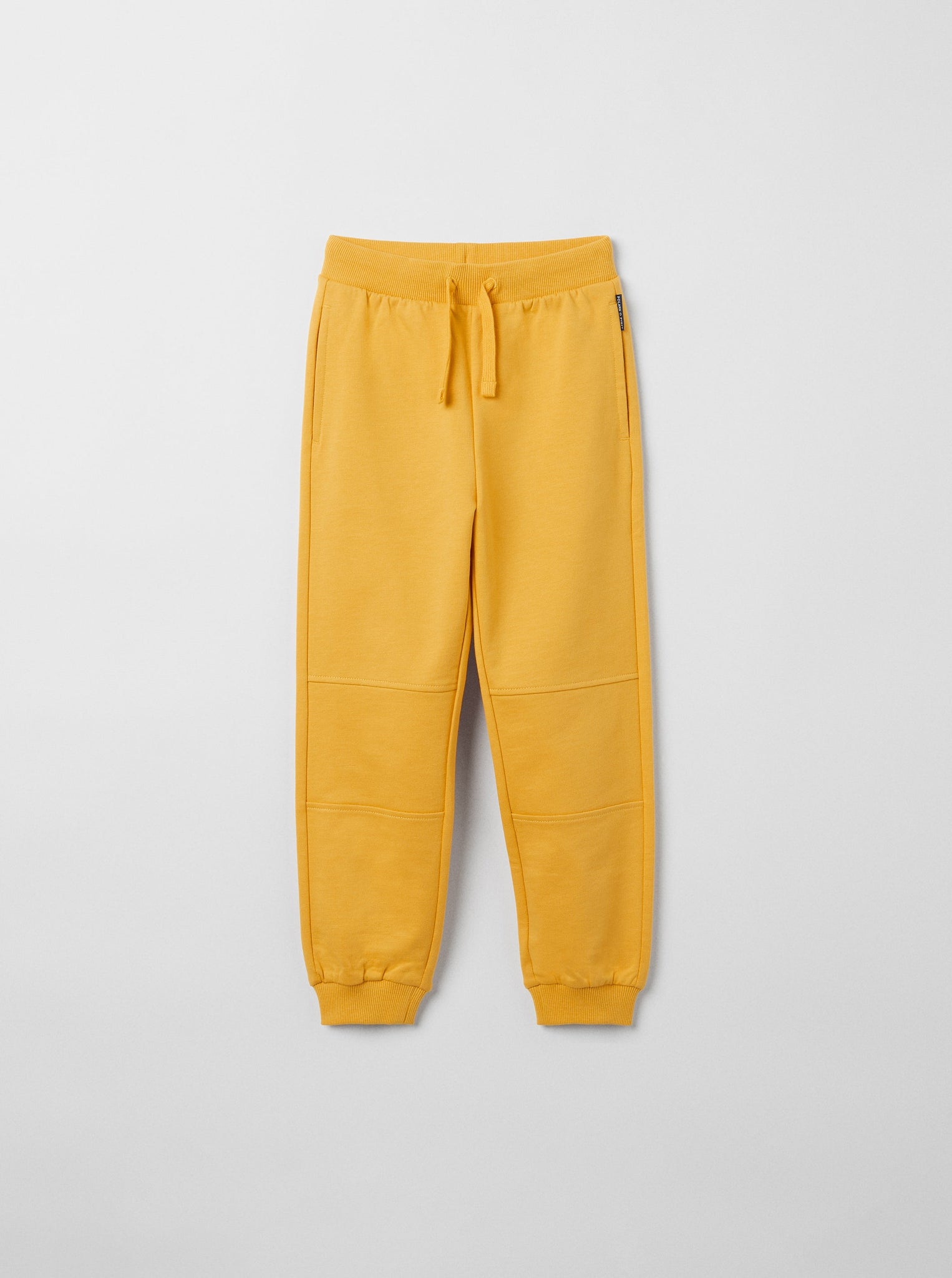 Organic Cotton Yellow Kids Joggers from the Polarn O. Pyret kidswear collection. The best ethical kids clothes
