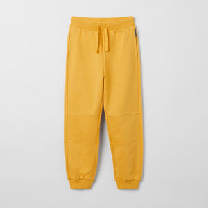 Organic Cotton Yellow Kids Joggers from the Polarn O. Pyret kidswear collection. The best ethical kids clothes