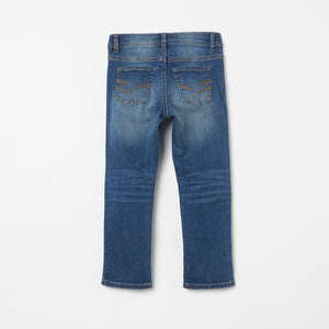 Regular Fit Blue Denim Kids Jeans