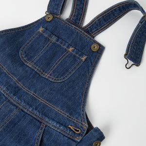 Organic Cotton Kids Denim Dungarees from the Polarn O. Pyret kidswear collection. The best ethical kids clothes