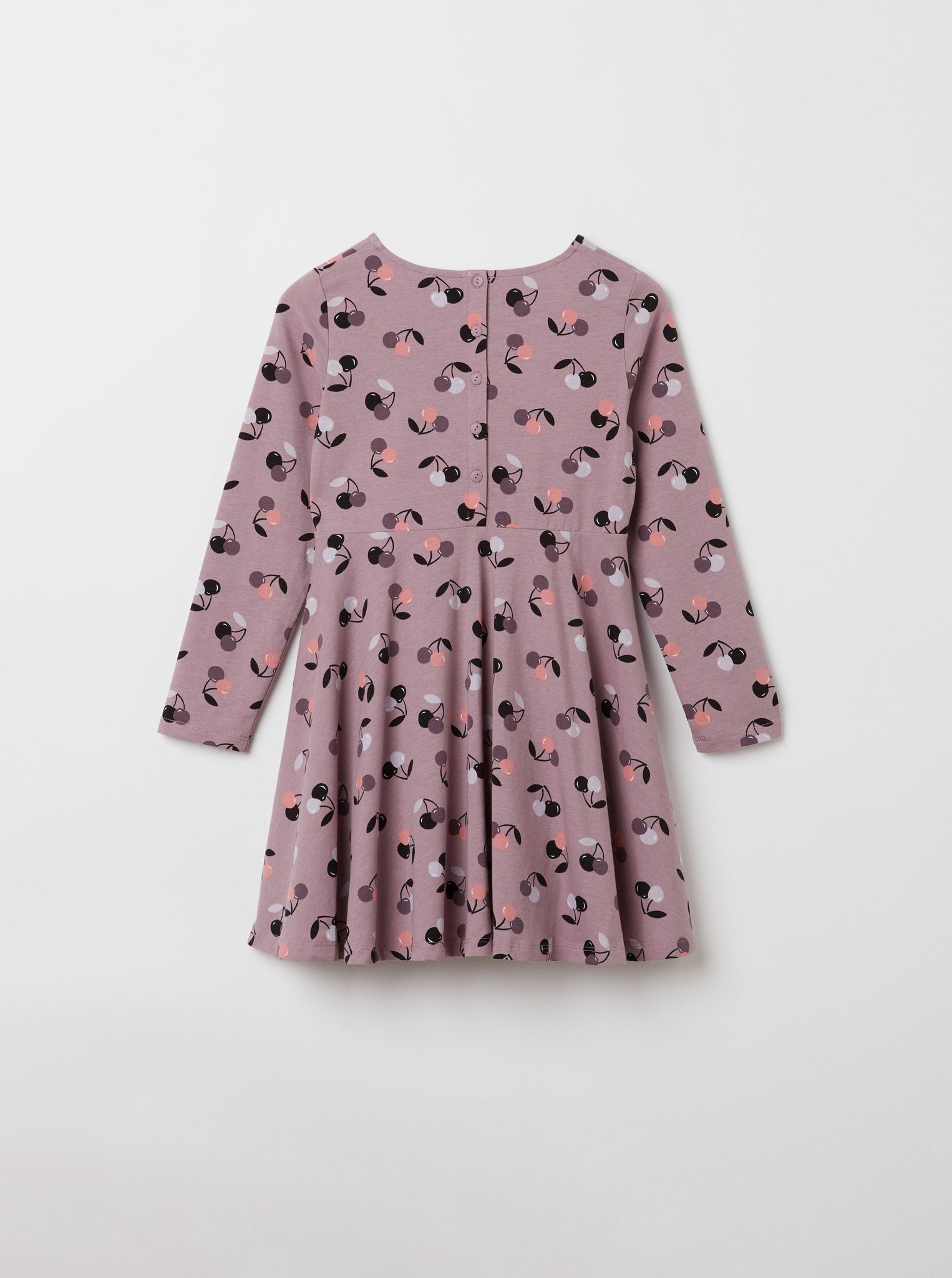 Cotton Cherry Pink Kids Dress from the Polarn O. Pyret kidswear collection. Ethically produced kids clothing.