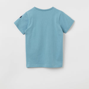 Organic Cotton Car Print Kids T-Shirt from the Polarn O. Pyret kidswear collection. Ethically produced kids clothing.