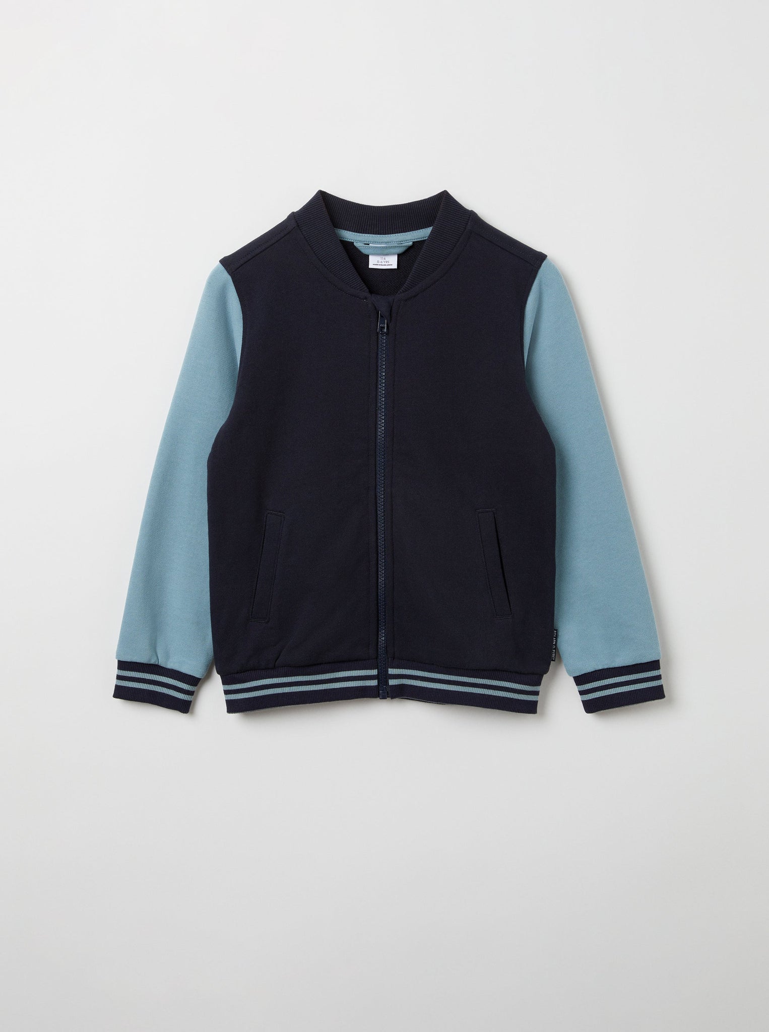 Organic Cotton Kids Baseball Jacket from the Polarn O. Pyret kidswear collection. The best ethical kids clothes