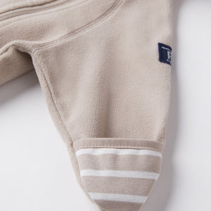 Windproof Fleece Baby Pramsuit 1-2m / 56