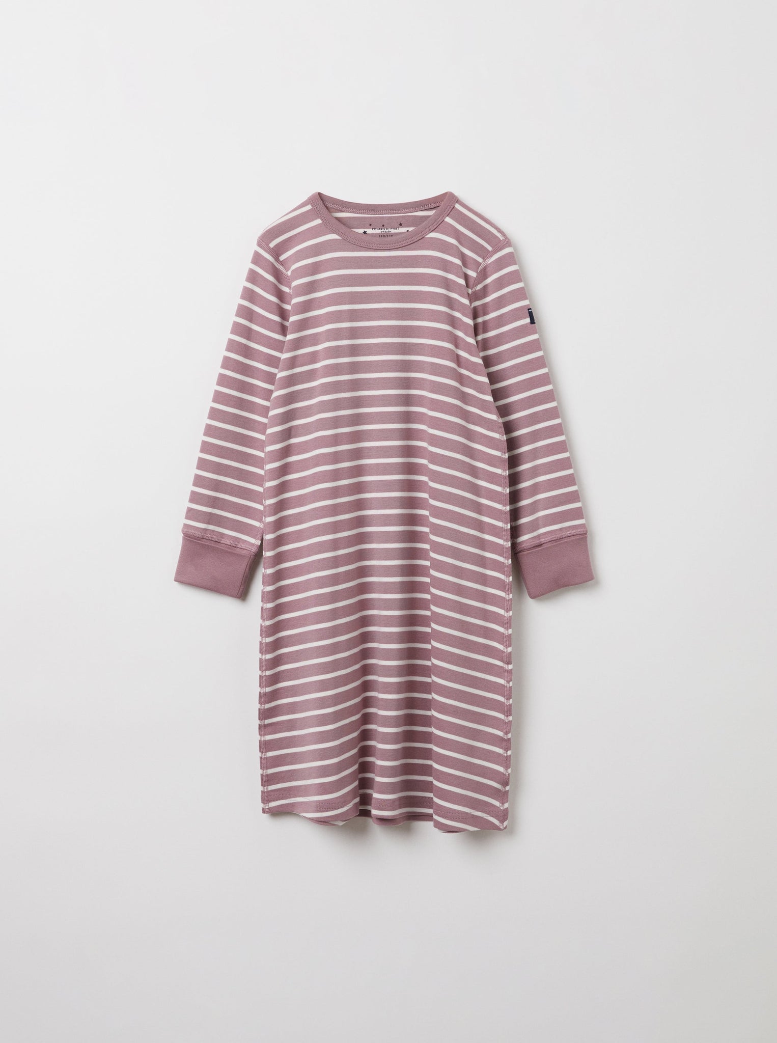 Organic Cotton Purple Adult Nightdress from the Polarn O. Pyret kidswear collection. Clothes made using sustainably sourced materials.