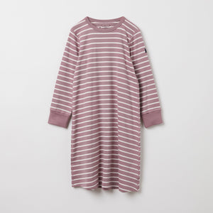 Organic Cotton Purple Adult Nightdress from the Polarn O. Pyret kidswear collection. Clothes made using sustainably sourced materials.
