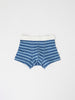 Organic Cotton Blue Boys Boxer Shorts from the Polarn O. Pyret kidswear collection. Ethically produced kids clothing.