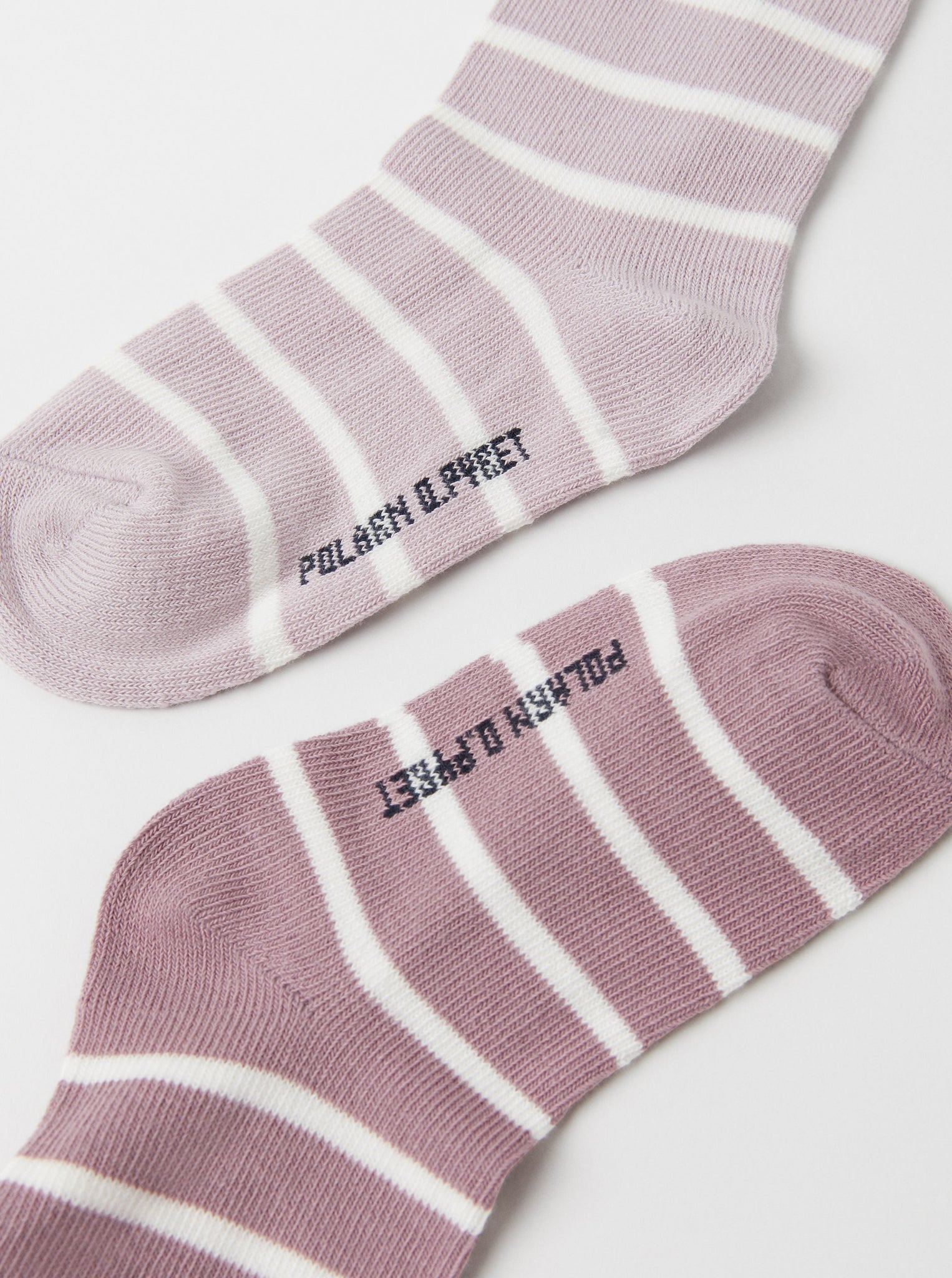 Two Pack Cotton Purple Kids Socks from the Polarn O. Pyret kidswear collection. The best ethical kids clothes