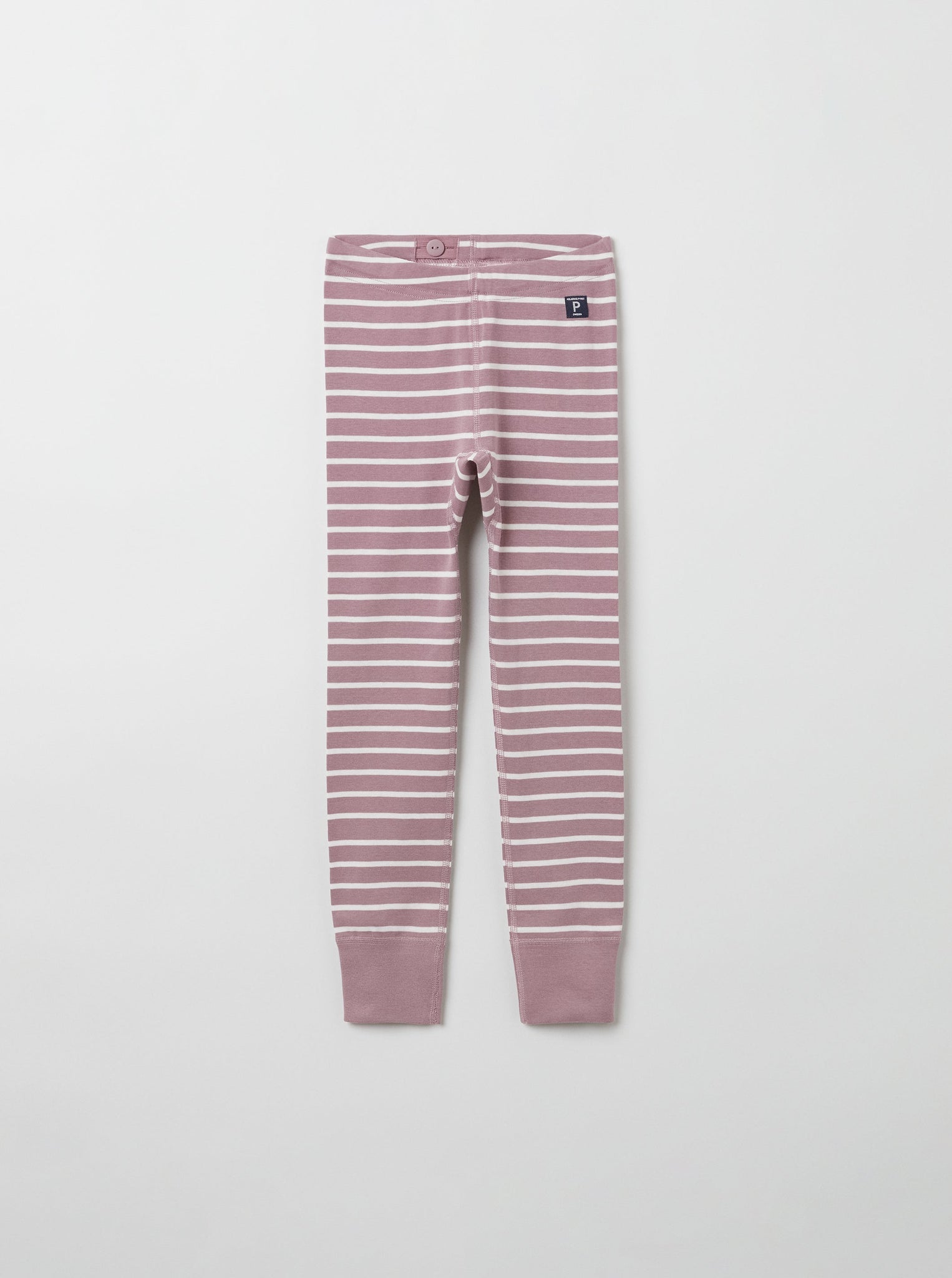 Organic Cotton Purple Kids Leggings from the Polarn O. Pyret kidswear collection. The best ethical kids clothes