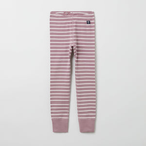 Organic Cotton Purple Kids Leggings from the Polarn O. Pyret kidswear collection. The best ethical kids clothes
