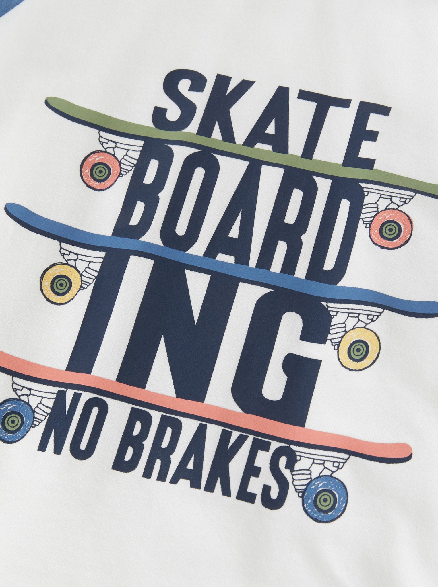 Skate Board Print Kids Top