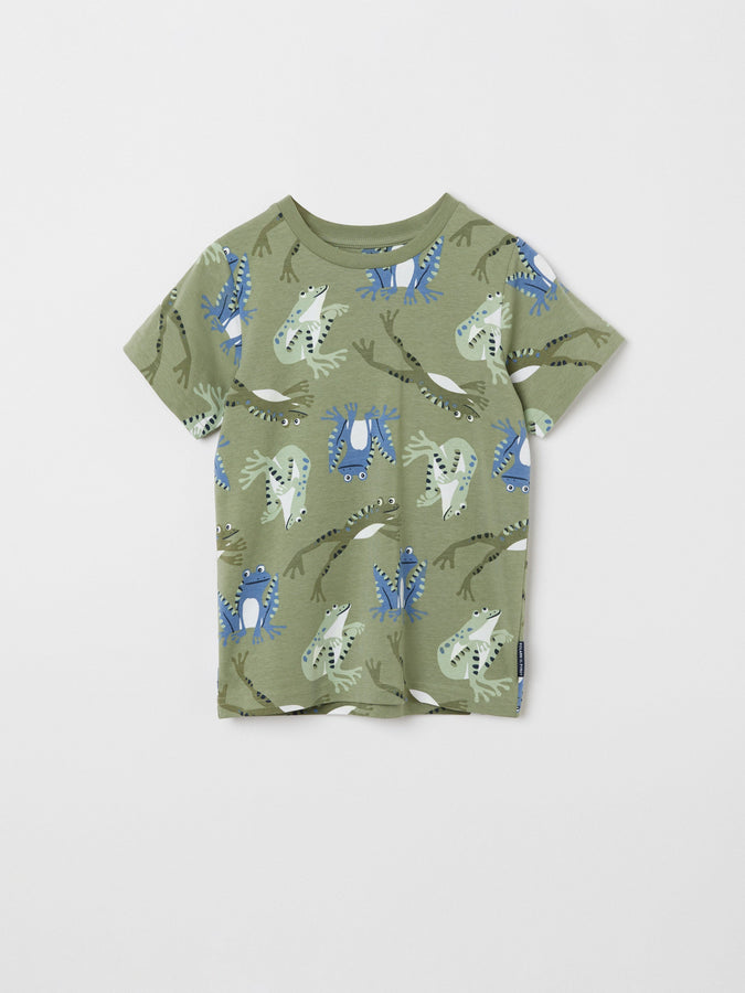 Frog Print Kids T-Shirt