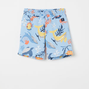 Sea Print Kids Shorts