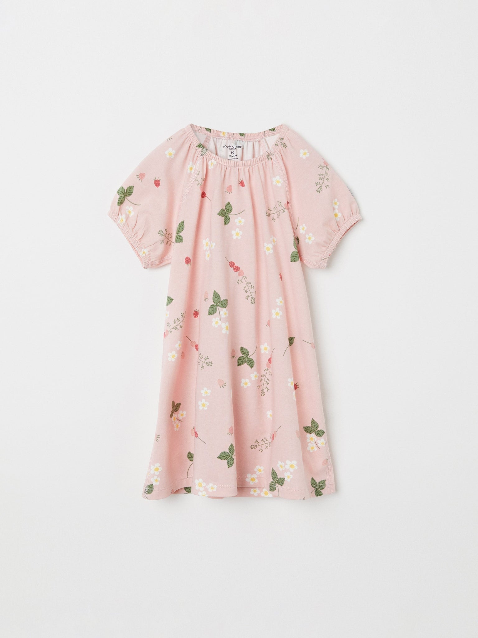 Strawberry Print Baby Dress