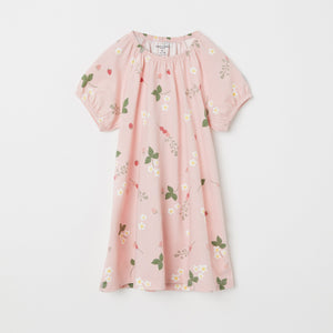 Strawberry Print Baby Dress