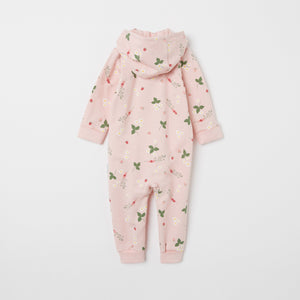 Strawberry Print Baby All-in-one