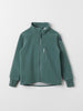 Green Waterproof Kids Fleece Jacket from the Polarn O. Pyret outerwear collection. The best ethical kids outerwear.