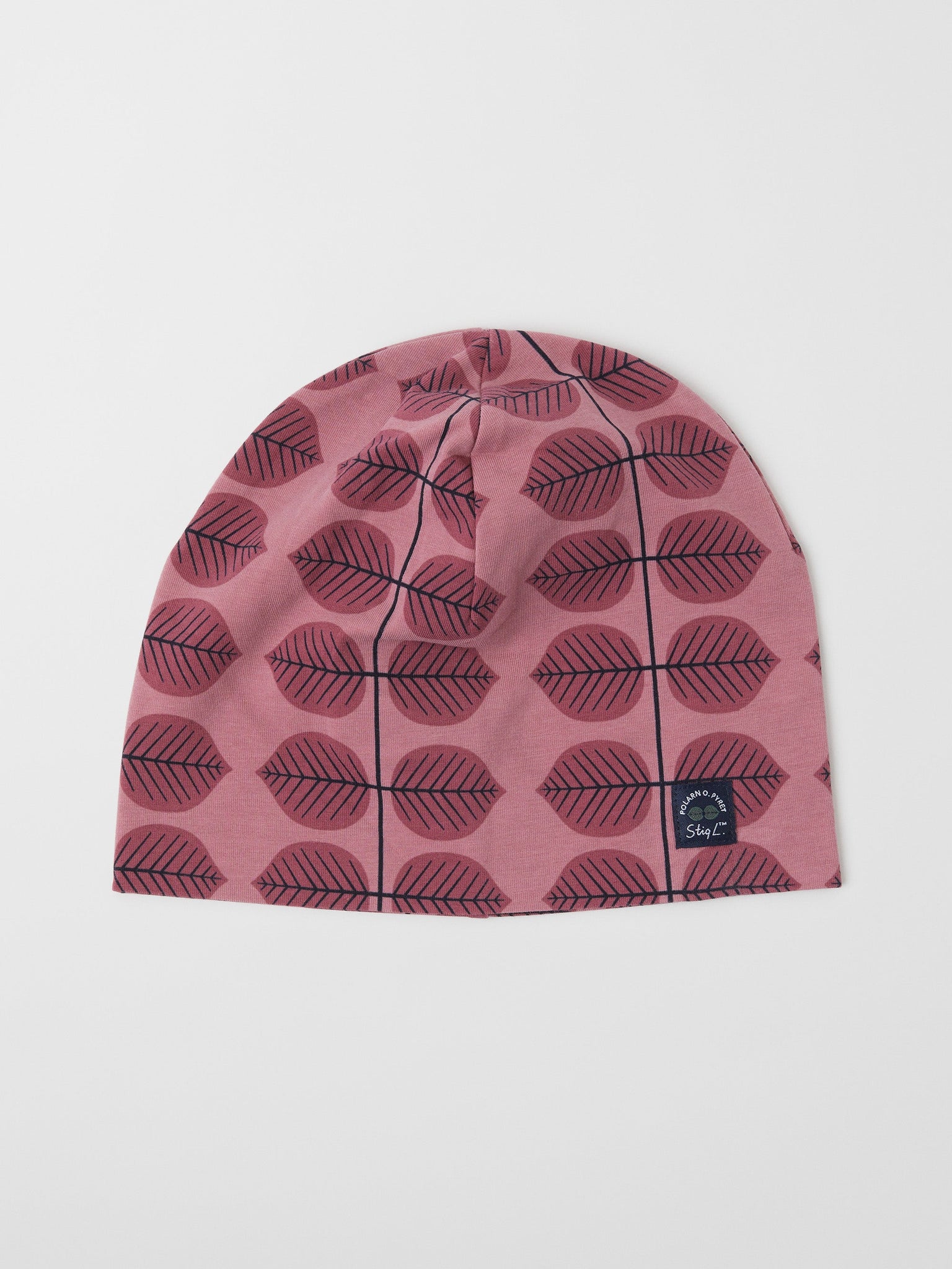 Nordic Pink Kids Beanie Hat from the Polarn O. Pyret outerwear collection. Made using ethically sourced materials.