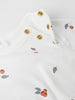 Organic Cotton White Babygrow from the Polarn O. Pyret baby collection. The best ethical baby clothes