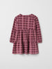 Scandi Organic Cotton Red Kids Dress from the Polarn O. Pyret kidswear collection. Ethically produced kids clothing.