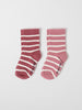 Striped Red Kids Socks Multipack from the Polarn O. Pyret kidswear collection. The best ethical kids clothes