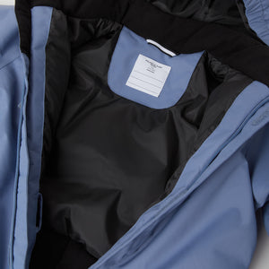 Blue Kids Padded Waterproof Overall from the Polarn O. Pyret outerwear collection. Quality kids clothing made to last.