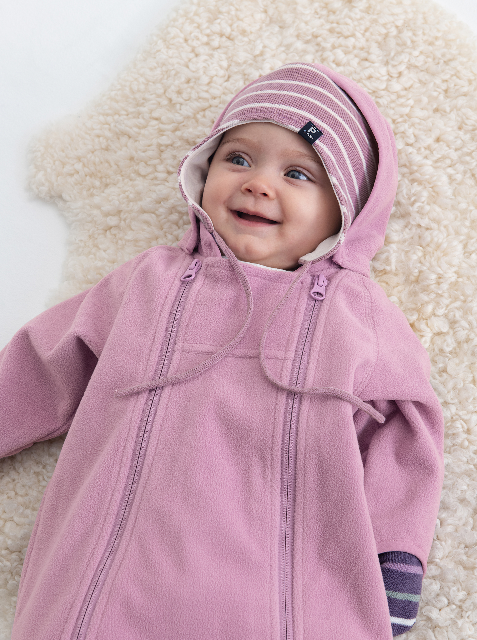 Windproof Fleece Baby Pramsuit