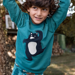 Bear Applique Kids Sweatshirt