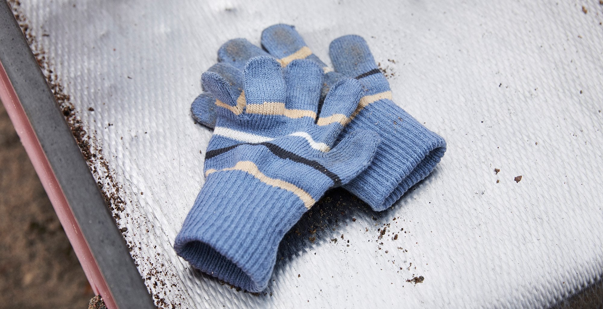 collection of kids gloves and waterproof mittens
