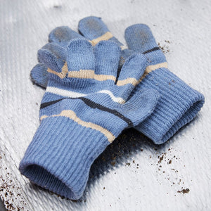 collection of kids gloves and waterproof mittens