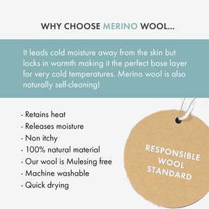 Thermal Merino Wool Kids Top